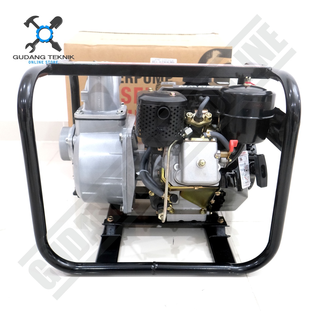 Water Pump 3&quot; CROWN CDP80 SOLAR DIESEL / Mesin Waterpump Alkon Pompa Air Irigasi Sawah 3 Inch CDP 80 CROWN CDP-80