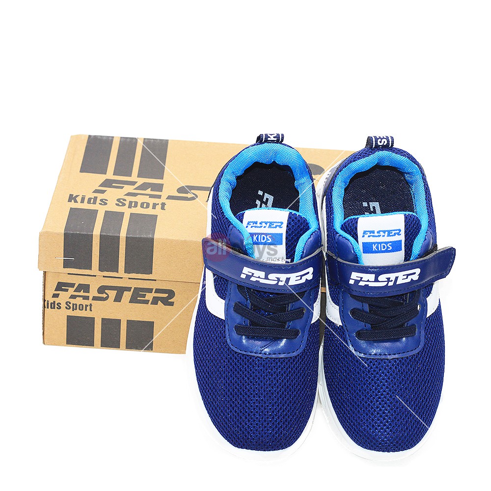 Faster Sepatu Sport Sneaker Anak Unisex 1801-026 Size 32-37