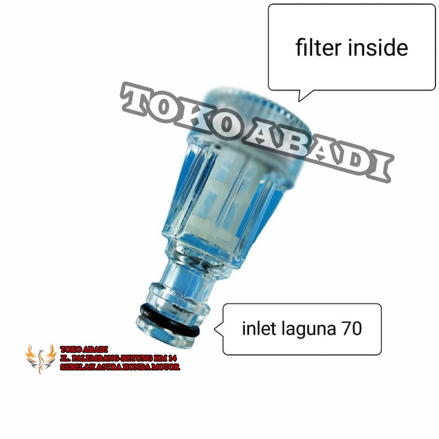 Inlet Connector Filter Jet Cleaner - Inlet konektor mesin steam lakoni laguna70