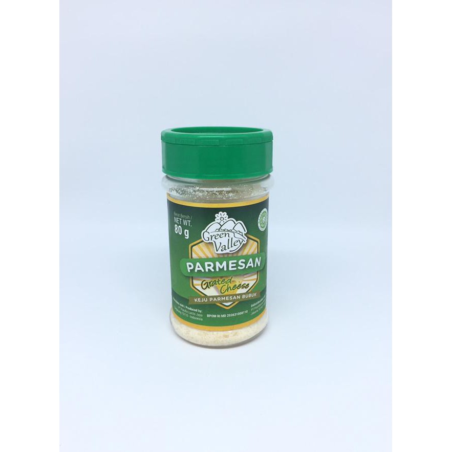

U1QO GREEN VALLEY GRATED PARMESAN CHEESE 80GR ME76