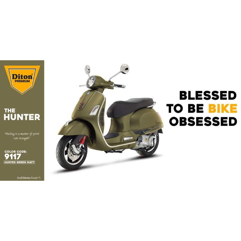 

Diton Premium Hunter Green Matte 9117 Yamaha Colors 400 ml