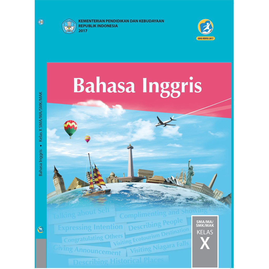 Buku paket ipa ips matematika bahasa indonesia inggris pkn pai senibudaya prakarya pjok sma kelas 10-BAHASA INGGRIS