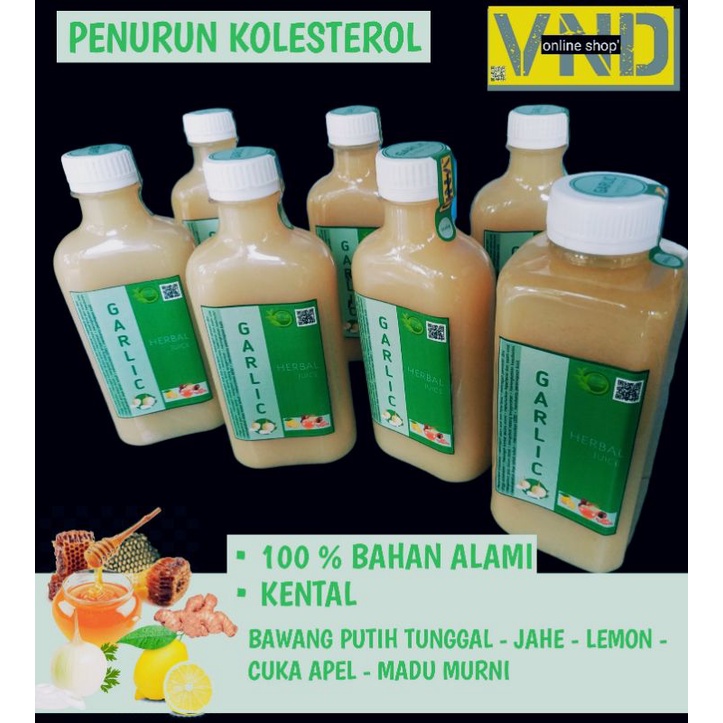 

JUS HERBAL BAWANG PUTIH TUNGGAL ( GARLIC HERBAL JUICE ) 100% BAHAN ALAMI