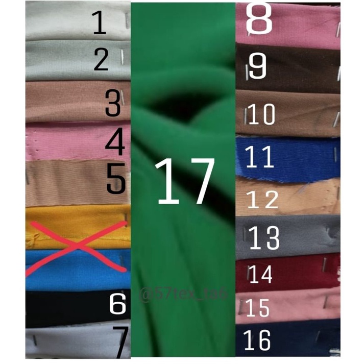 Kain Seragam Sekolah TK SD / Kain Seragam Anak TK SD / Polosan Atasan Bawahan TK SD / Bahan Carini B