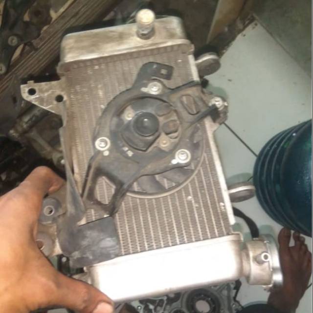 Radiator Set Sonic Sonic150 Ori Copotan