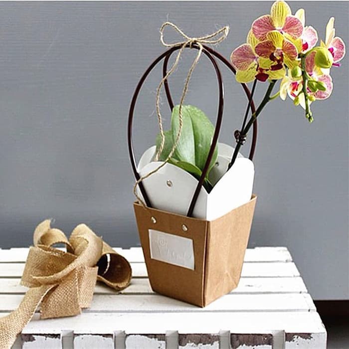 

JGO Paper Bag Box Bunga Florist Floral Hampers Box Bagus Design Buket