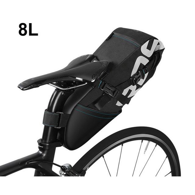 Tas Sadel Bikepacking Tas Sadel Sepeda Roswheel Bicycle Waterproof Bag 8L