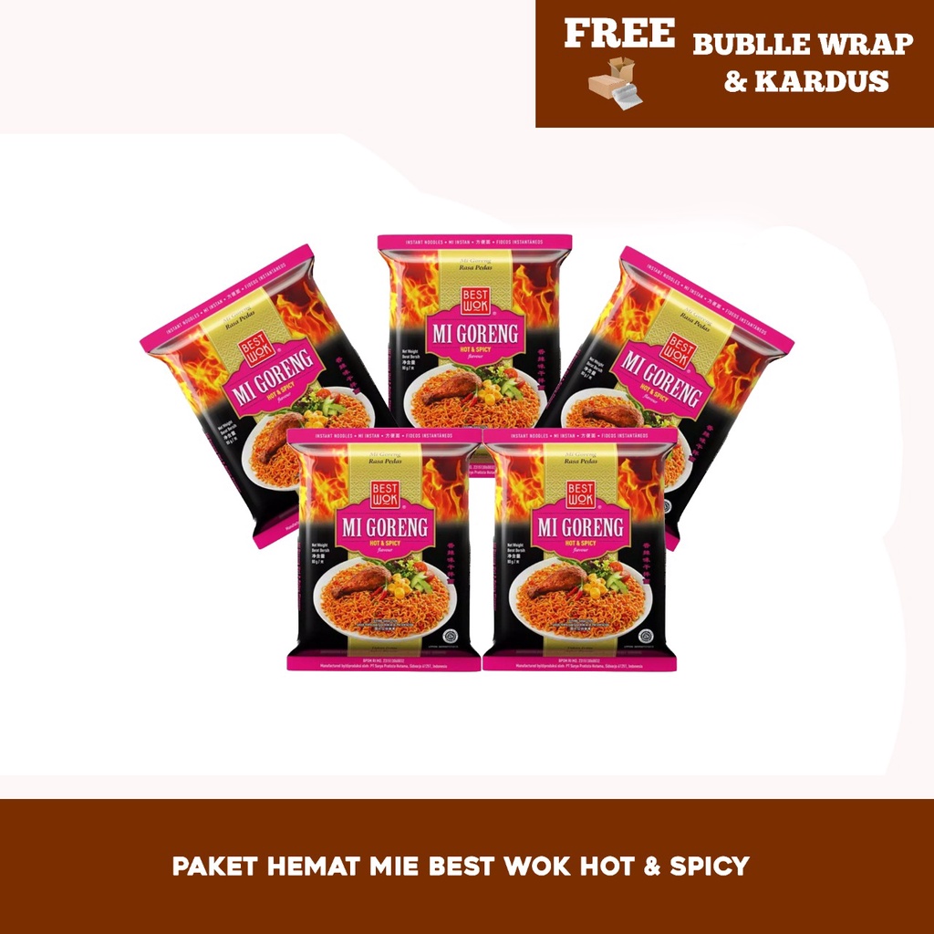 Jual Paket Hemat Mie Best Wok Hot Spicy Isi Pcs Shopee Indonesia