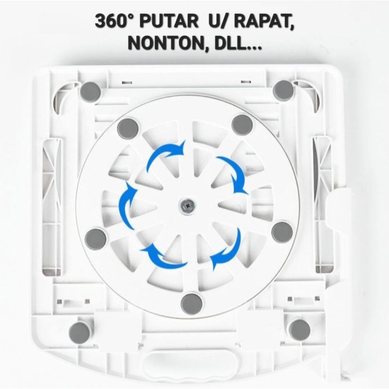 NOTEBOOK BRACKET STAND 360°ROTATION-PUTAR(LAPTOP-TAB-HP)