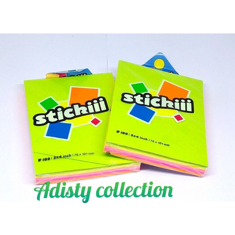 

Sticky Note 3x4 warna isi 100 lembar