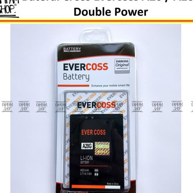 Baterai Cross Evercoss A20 Original Double Power | Batre, Evercross HP
