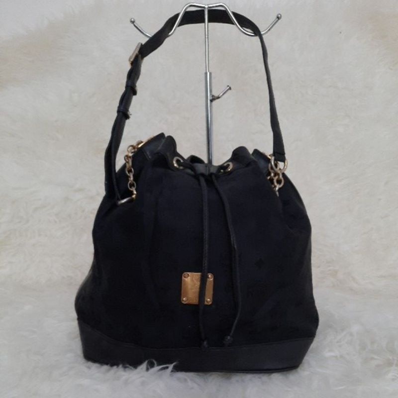 Preloved sling bag serut MCM munchen tanda tangan