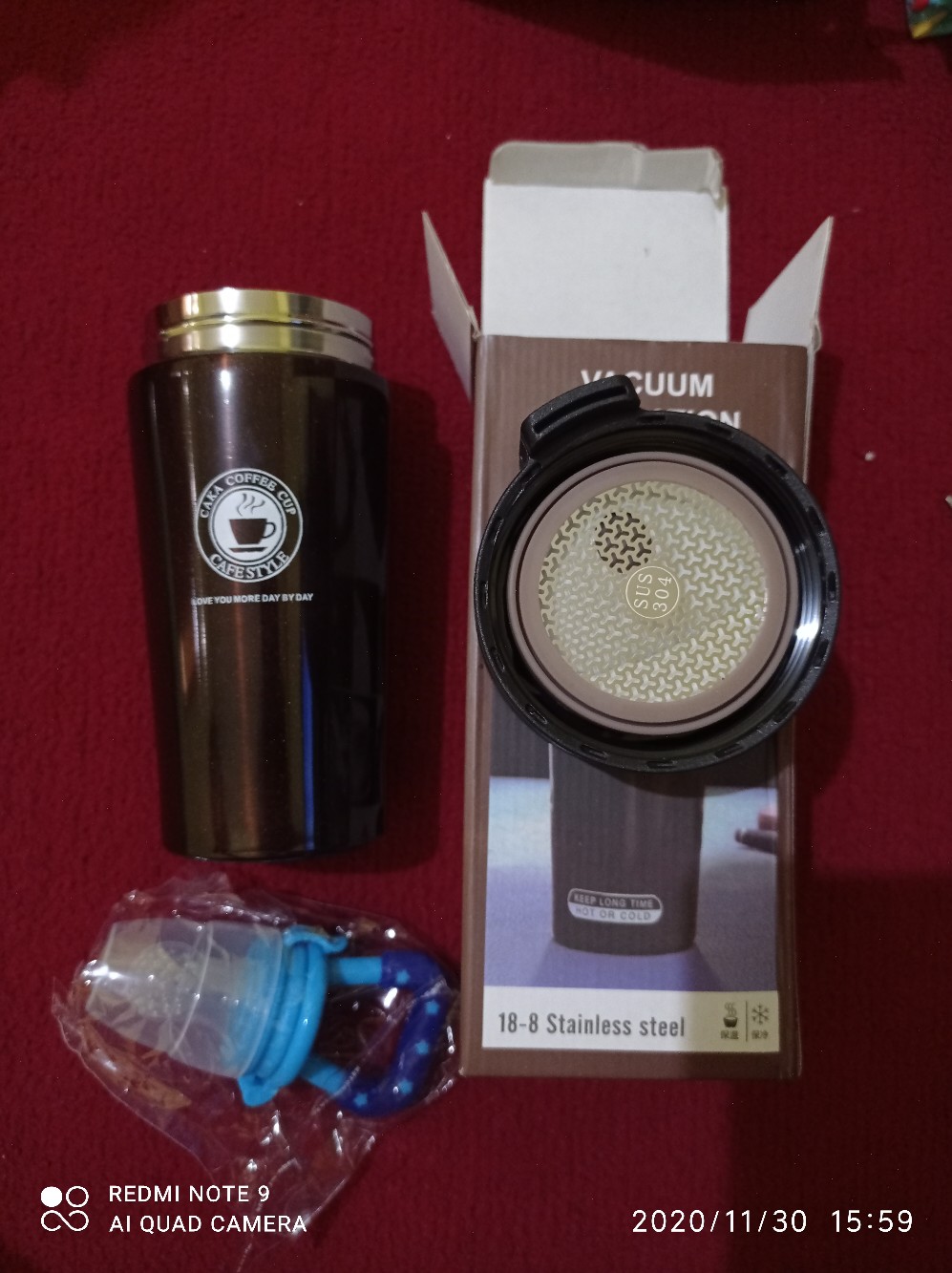 Makassar Termos Kopi / Travel Mug Tahan Panas  & Dingin Vacum  Coffe Cup Murah