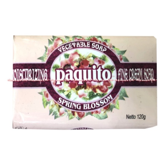 Paquito Vegetable 120gr Soap Spring Blossom Sabun Batang Pakuito Paquitto Sabun Batangan Bar Soap Bars Soaps