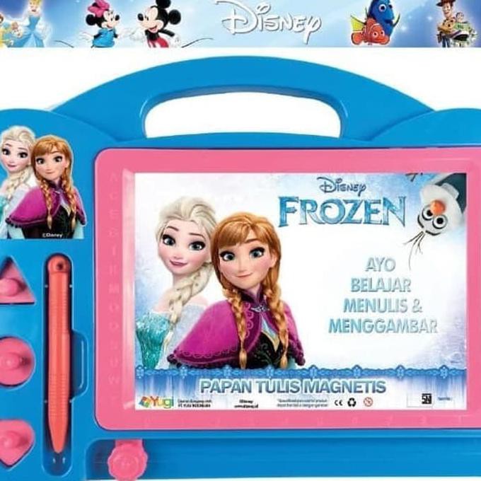 

M110 Papan Tulis Magnet / Magnetis Anak Motif Disney Frozen Premium