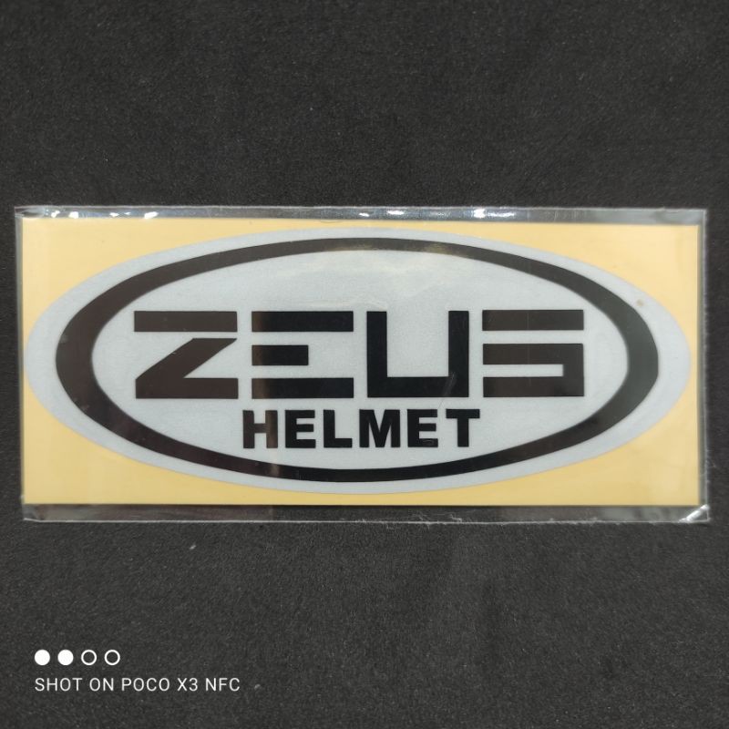 stiker zeus helmet cutting stiker zeus helmet (A6)