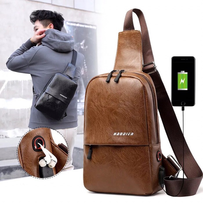 Tas Hp mini selempang gantung leher hanging wallet tempat kartu atm mateswell polos HP01