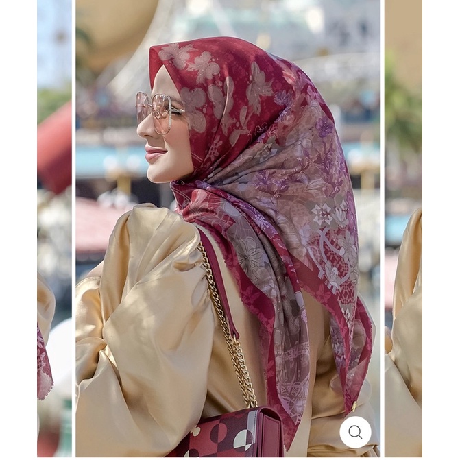 buttonscarves The Dream Park scarlet