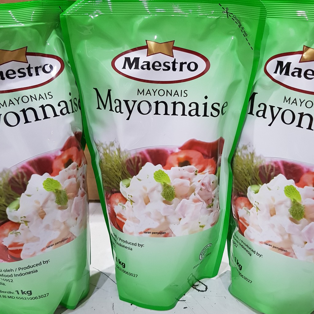 Jual Mayonaise Maestro ORIGINAL 1Kg / mayones / mayonnaise / mayo ori 1 ...
