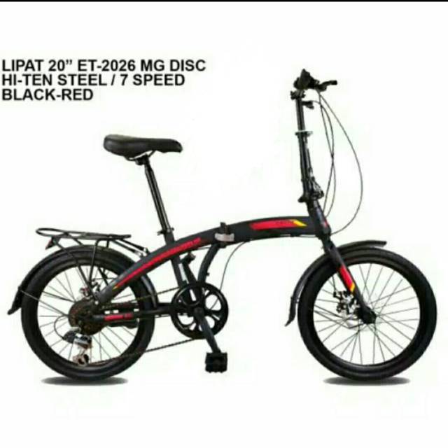 Sepeda lipat 20.exotic et 2026 mg disc brake cakram go send