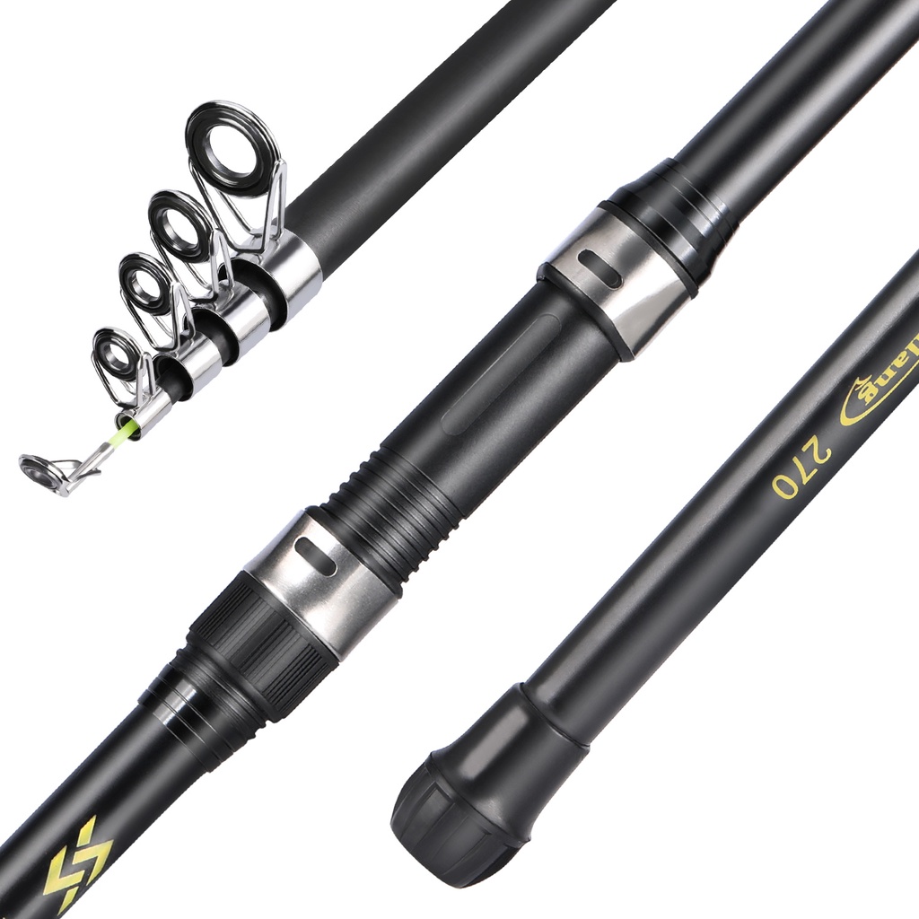 Sougayilang Portable Fishing Rod Telescopic Fishing Rod 2.1-3.0 m Laut Fishing Rod Murah Berputar Pancing Untuk Air Tawar atau Air Asin Joran Pancing