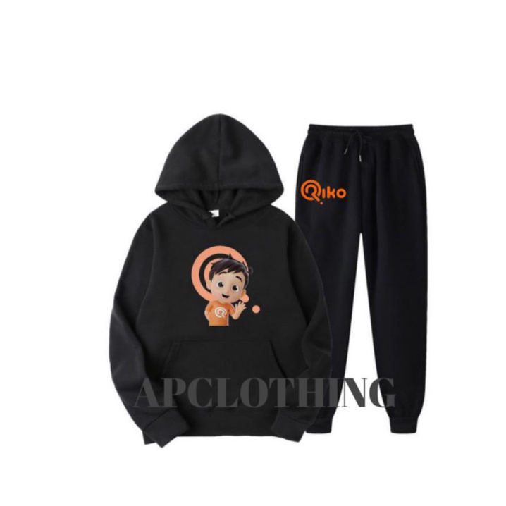 SETELAN ANAK HOODIE CELANA JOGGER ANAK RIKO THE SERIES CARAKTER KARTUN ANAK
