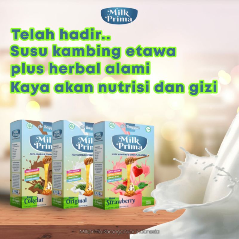 

TERBARU PRIMAMILK/MILKCOW SUSU KAMBING + HERBAL DAUN KELOR