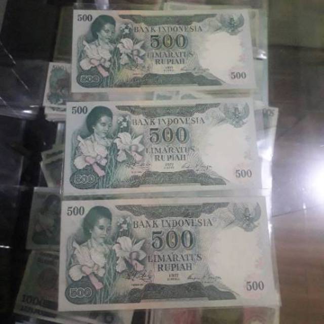 Uang kuno 500 konde 1977