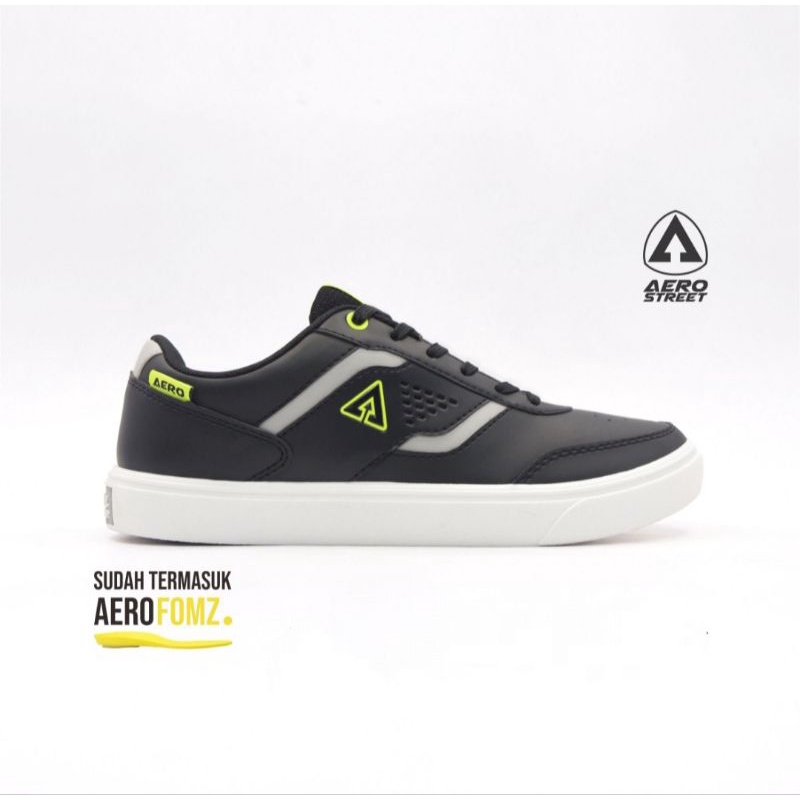 Sepatu Pria Aerostreet Tokyo Series Hitam Size 41