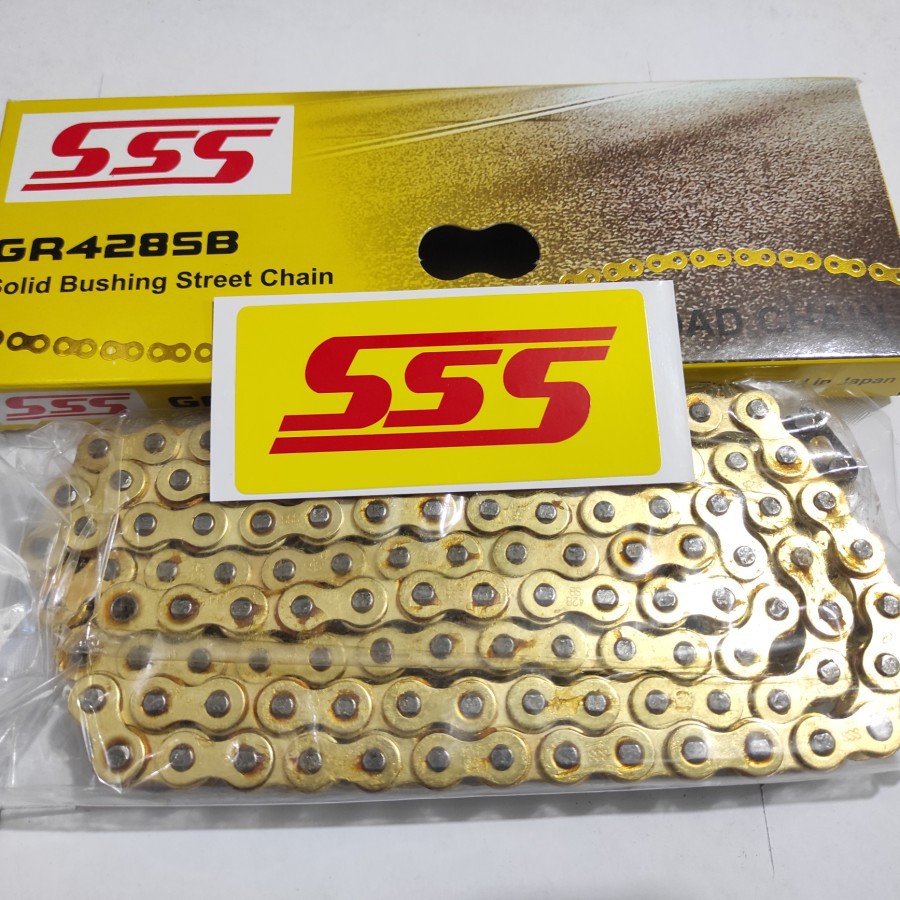 Rantai SSS SB 428- 130 Gold. Barang 100% dari SSS