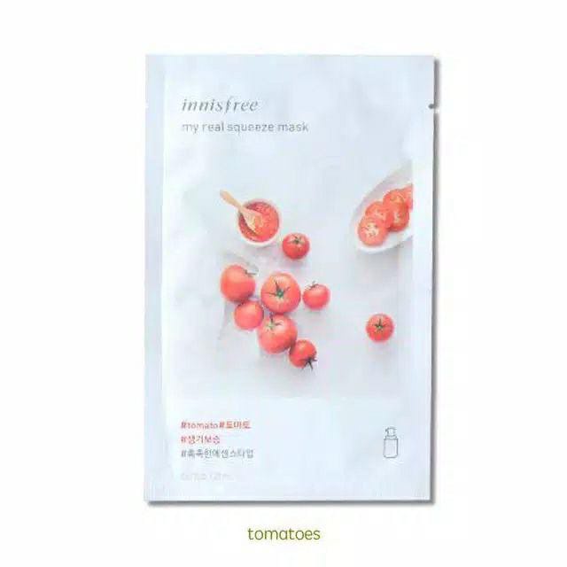 PROMO!! Innisfree Sheet Mask My Real Squeeze Baca Discla Wajah Masker Muka Korea