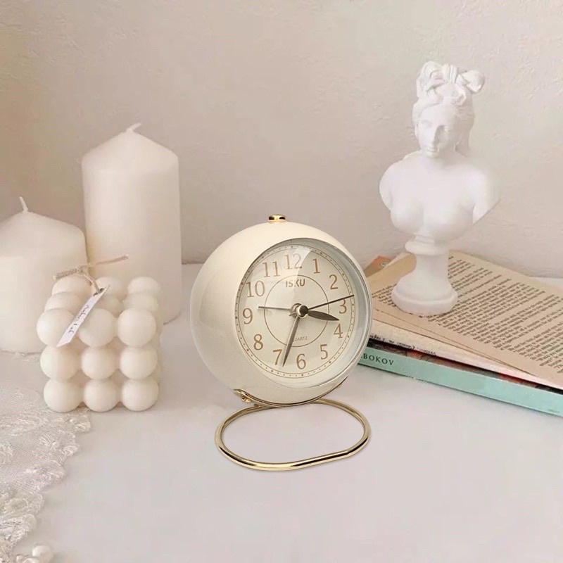 Jam Alarm Weker Vintage Aesthetic Korean Clock