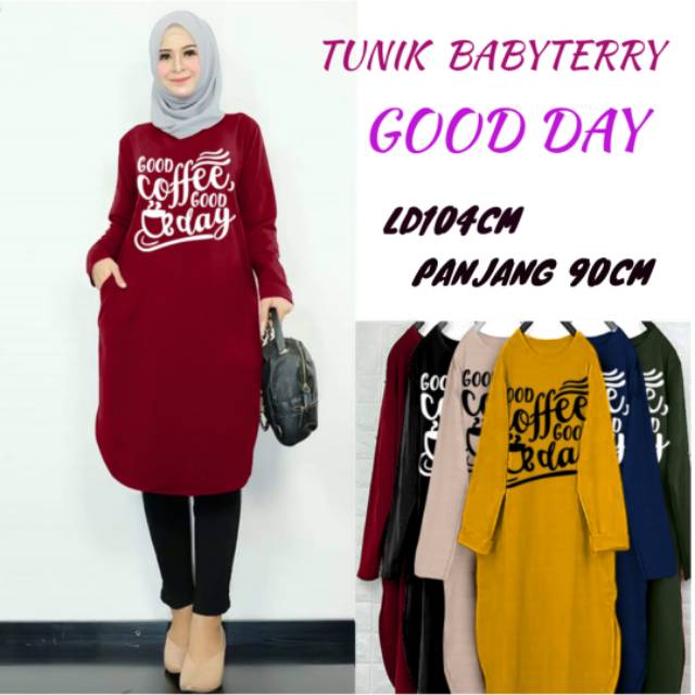 GR TUNIK GOOD DAY BABYTERRY BERKUALITAS