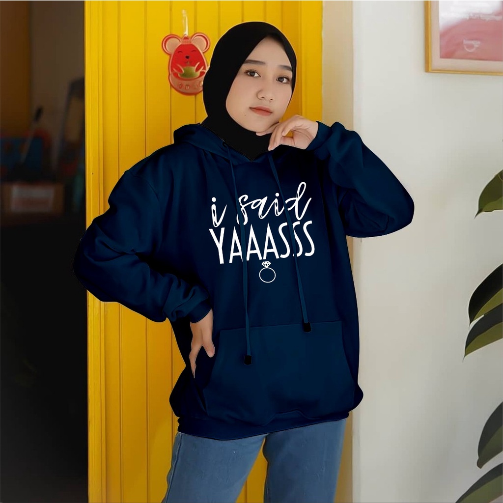 Jaket Hoodie Hodie I sad yass jumbo bigsize wanita ukuran m l xl xxl xxxl xxxxl xxxxxl