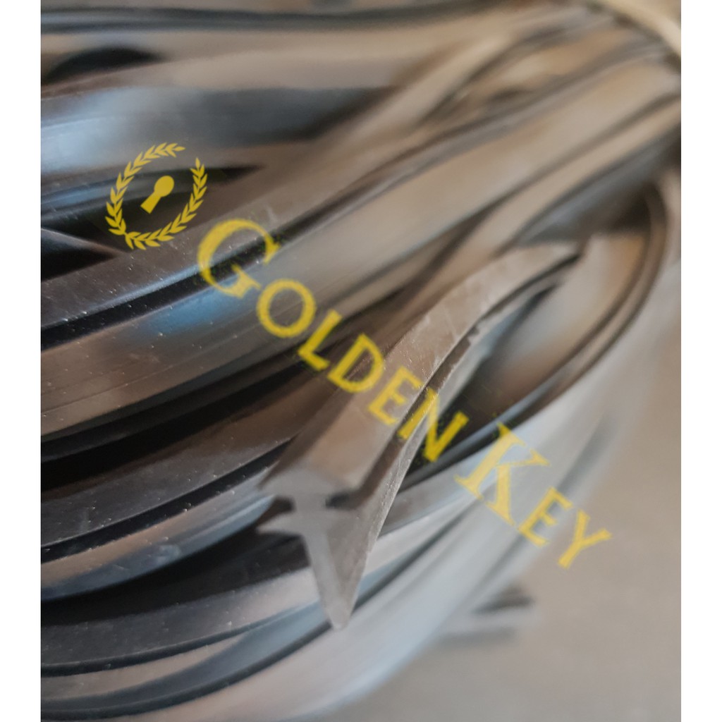Karet Lis Sirip Lidah 726 Hitam Black Jendela Aluminium Karet Lis Sirip Lidah 726 Hitam Black Jendela Aluminium