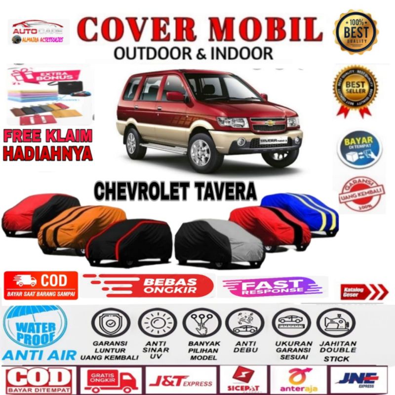 Cover Body Mobil Chevrolet Tavera Sarung Mobil Chevrolet Tavera Mantel Mobil Tavera 2003 2004 Selimut Mobil Outdoor Indoor