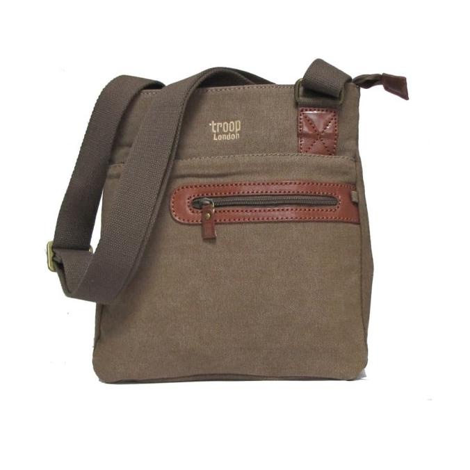 Bag Canvas - Tas Troop London Canvas Trp0227 Brown