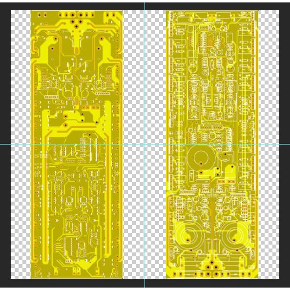 Ampli | Pcb Power Ampli Class Td Ms9000 - Nx14000 Double Layer Original By Ms