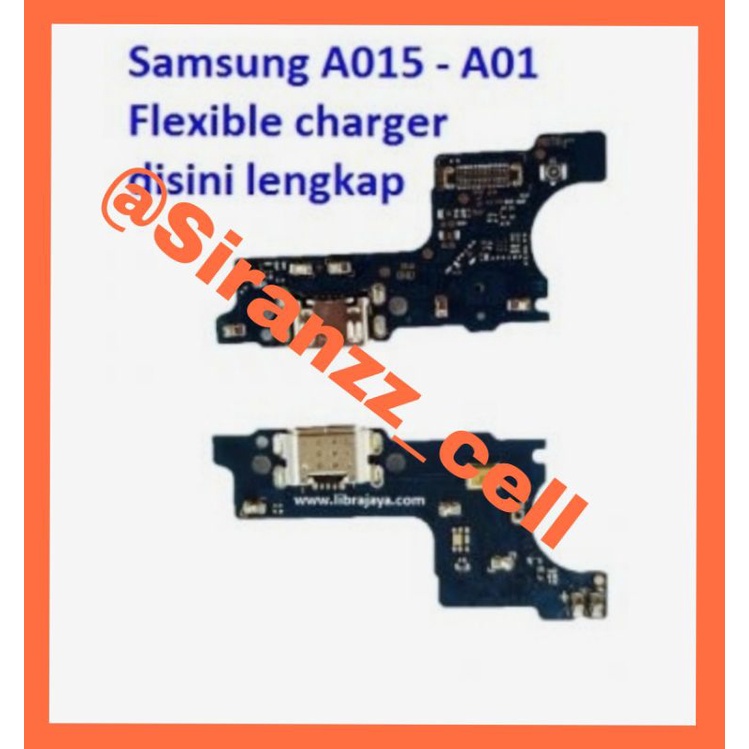 Flexible Fleksibel Konektor Charger Flex Cas samsung a01Original