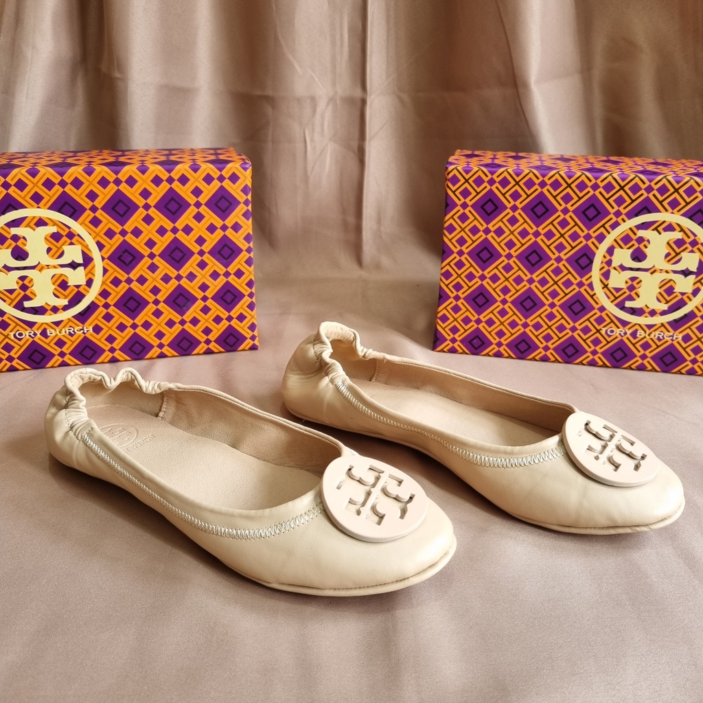 SEPATU TORY BURCH WANITA BALLERINA