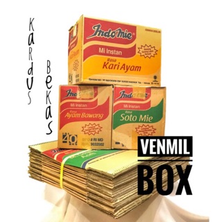 Kardus bekas Indomie ukuran 34x20x24cm SW 200 | Shopee