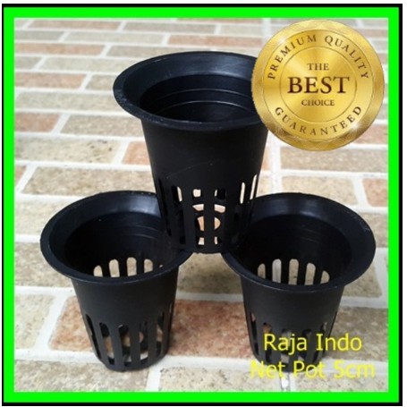 Paket 1000Pcs Netpot 5cm Hitam Newdesign Tinggi 5.5cm Paket Grosir Murah Net Pot Hidroponik 5 Cm