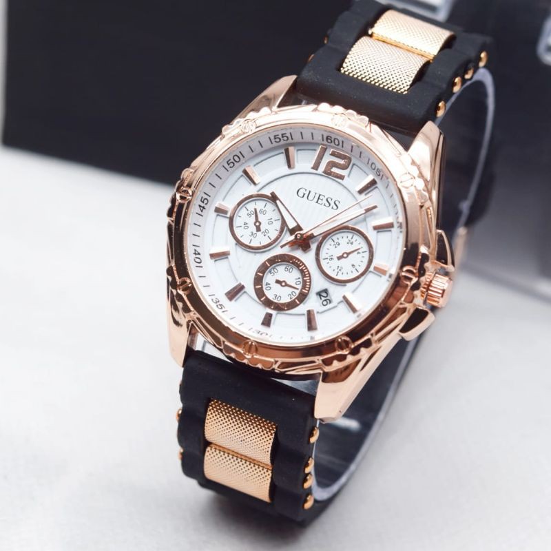 Jam Tangan Wanita GUESS Rubber