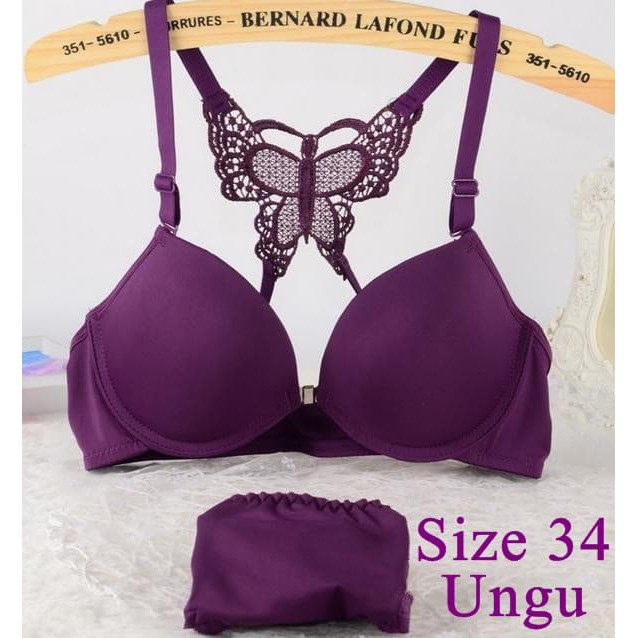 ✨LACIKOSME✨ SET BRA Butterfly / Bra + CD Kupu-Kupu