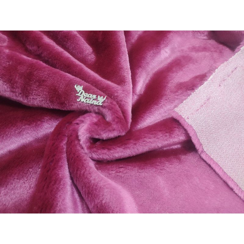 Kain Bulu Taplak Meja Kulkas Lemari Karpet Alas Foto Dashboard Bludru Halus Lembut Meteran / Custom