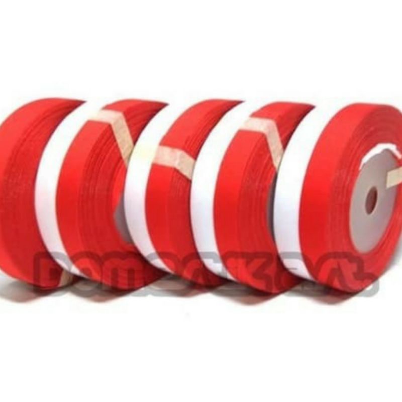 

Pita satin merah putih 1 inci / hiasan 17 agustus / HUT RI / pita kain