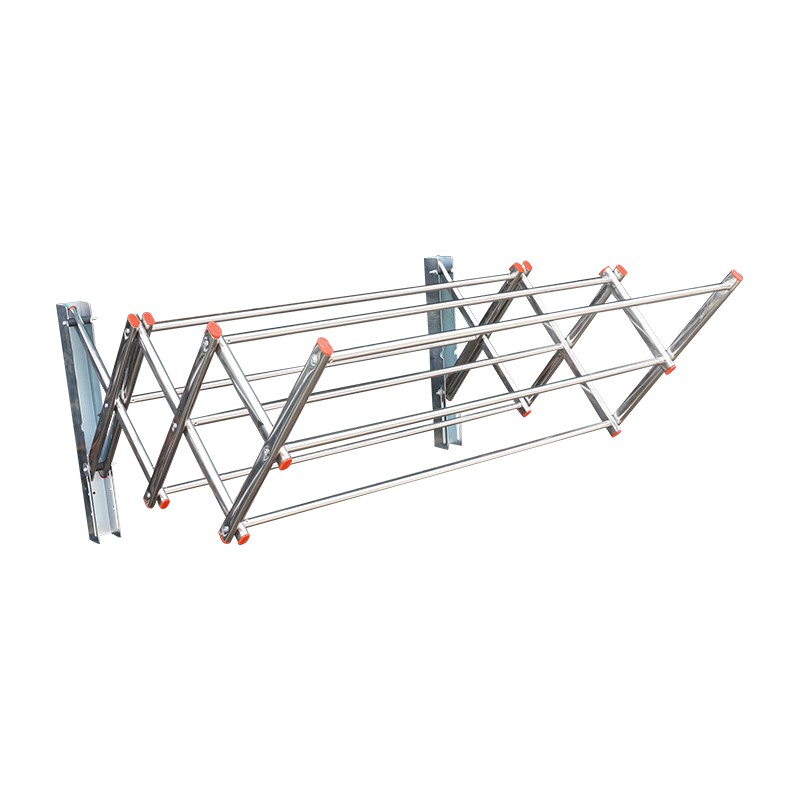 Drying Rack Jemuran Dinding Lipat Besar Full Stainless Steel 8 Palang Anti Karat Super Murah