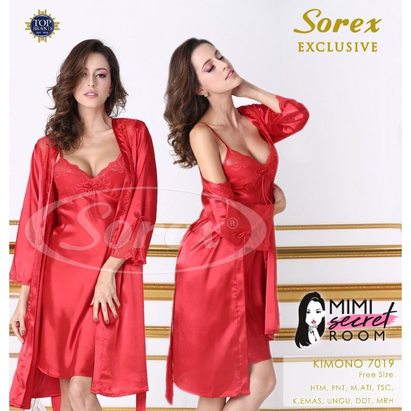 ❤ MIMI ❤ SALE BAJU TIDUR Sorex Baju Tidur Kimono Sorex Exclusive 7019 Termurah