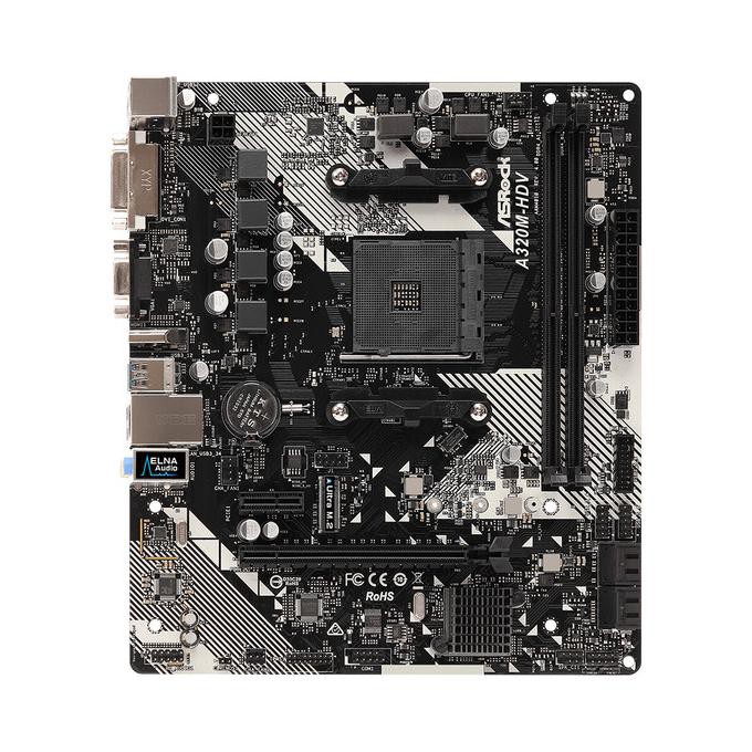 Promo Motherboard Asrock A320M-Hdv