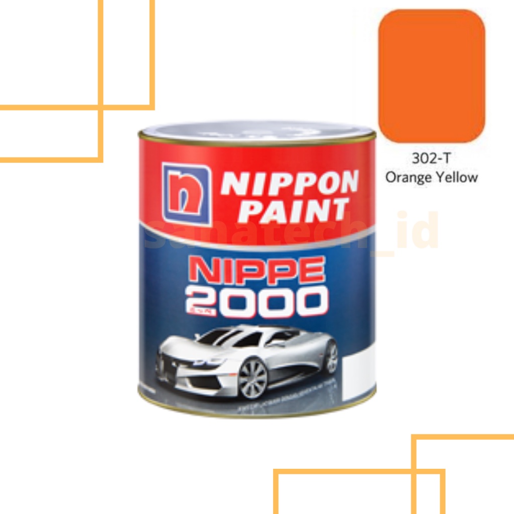 Cat Nippe 2000 Warna Orange Yellow 302T